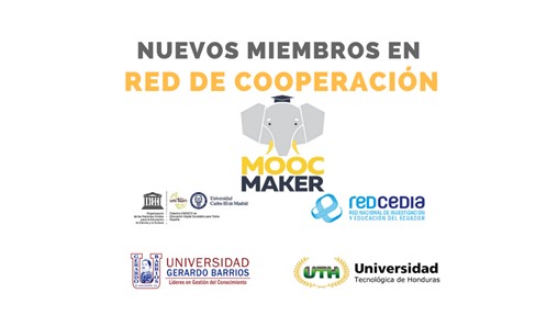 New members in the MOOC-Maker cooperation network
