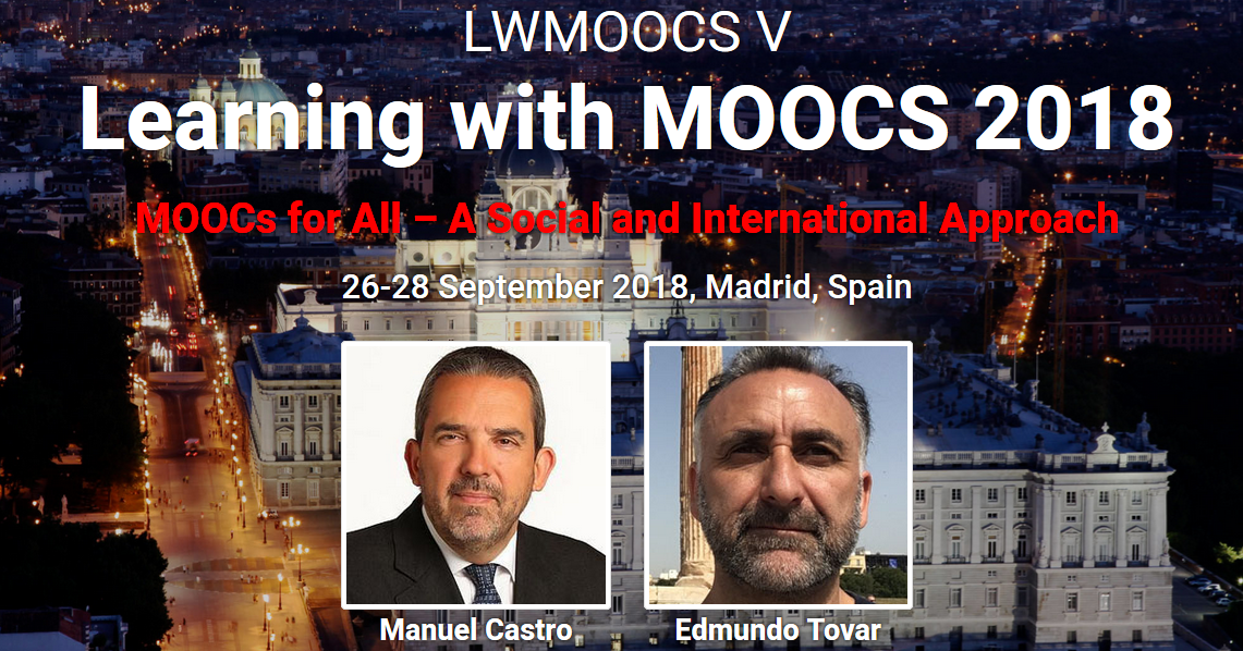 Learning with MOOCs 2018 -LWMOOCS V
